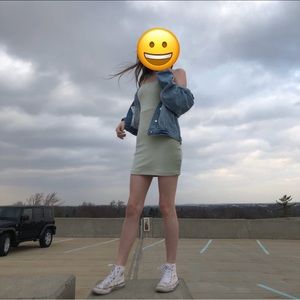 Green forever 21 dress